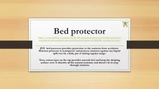 Bed protector
