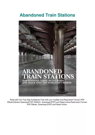 DOWNLOAD Book Abandoned Train Stations