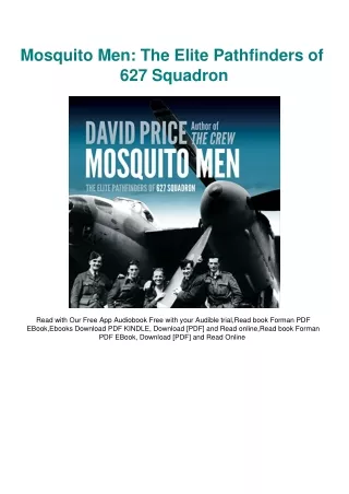 eBook DOWNLOAD Mosquito Men The Elite Pathfinders of 627 Squadron