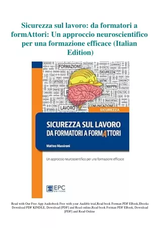 [PDF] eBooks Sicurezza sul lavoro da formatori a formAttori Un approccio neurosc