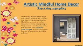 Artistic Mindful Home Decor