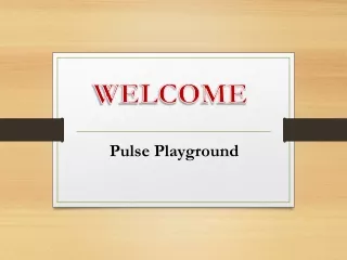 Pulse Playground