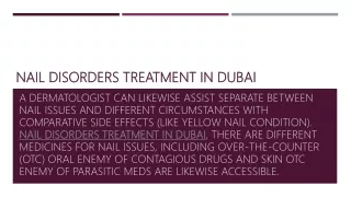 Nail Disorders Treatment in Dubai