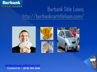 Burbank auto title loans