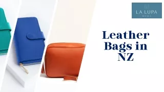 leather bags in NZ