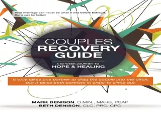 PDF Couples Recovery Guide: A 52-Week Journey to Hope & Healing