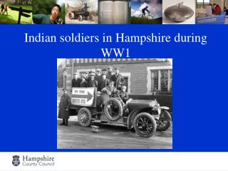 Indian soldiers in Hampshire during WW1