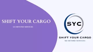 SHIFT YOUR CARGO