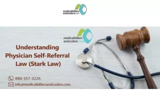 Understanding Physician Self-Referral Law (Stark Law)