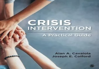 DOWNLOAD PDF Crisis Intervention: A Practical Guide