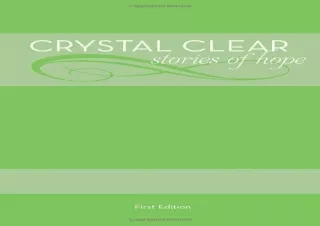 EBOOK READ Crystal Clear: Stories of Hope