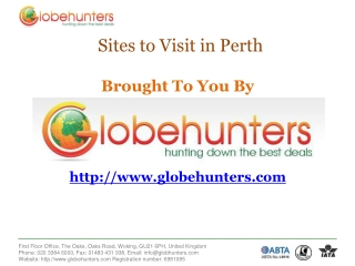 cheap flights to Perth with Globehunters