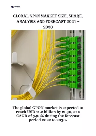 Global GPON Market Size