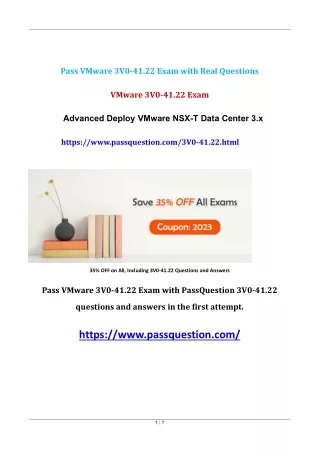 VMware 3V0-41.22 Practice Test Questions