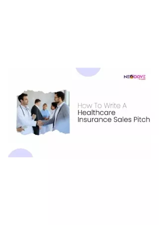 How-To-Write-A-Healthcare-Insurance-Sales-Pitch