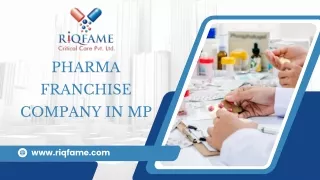 Best Pharma Franchise Company in MP