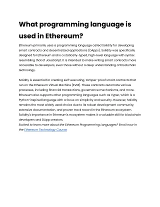 What programming language is used in Ethereum_