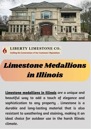 Limestone Medallions: A Unique and Beautiful Addition to Any Illinois Property