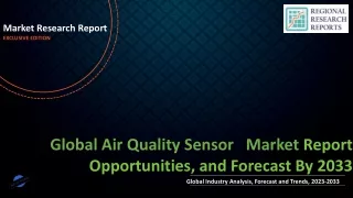 Air Quality Sensor Market With Manufacturing Process and CAGR Forecast by 2033