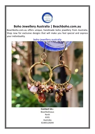 Boho Jewellery Australia | Beachboho.com.au