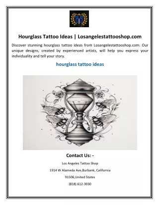 Hourglass Tattoo Ideas