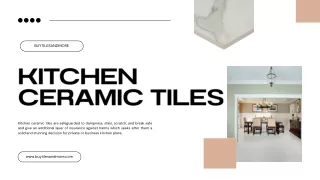 Buy kitchen ceramic tiles for moderation up to 45% off
