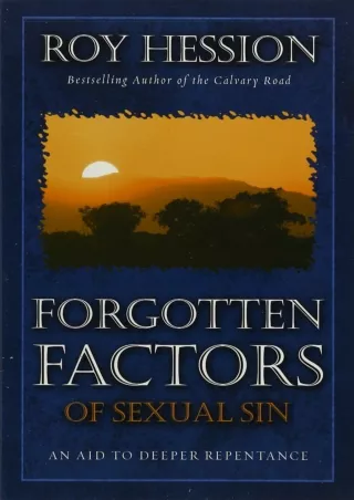 PDF Download Forgotten Factors of Sexual Sin read