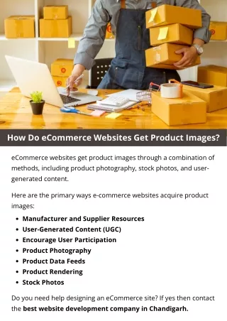 How Do eCommerce Websites Get Product Images?