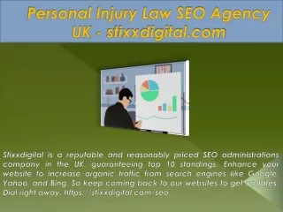 Personal Injury Law SEO Agency UK - stixxdigital.com