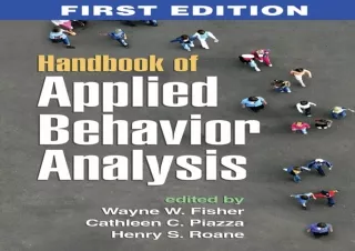 EBOOK READ Handbook of Applied Behavior Analysis