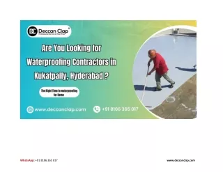 Best Waterproofing Services in Kukatpally