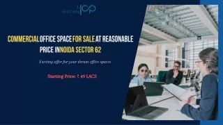 Commercial Office Space For Sale At Reasonable Price In Noida Sector 62