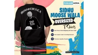 Sidhu Moose Wala T Shirt Oversized at Punjabi Adda