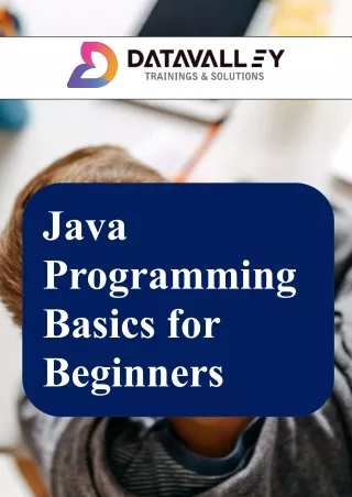 Java Programming Basics for Beginners