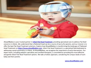 Newborn Flat Head Treatment & Head Shaping Helmet UK