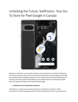 Google Pixel 7 Factory Unlocked (GVU6C) - 5G