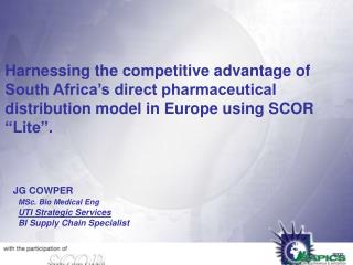 Harnessing the competitive advantage of South Africa’s direct pharmaceutical distribution model in Europe using SCOR “Li