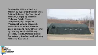 Deployable Military Shelters Market pdf