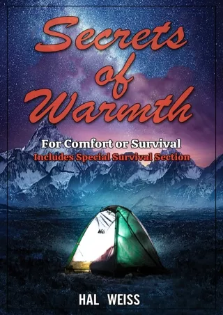 EPUB DOWNLOAD Secrets of Warmth: For comfort or Survival ebooks