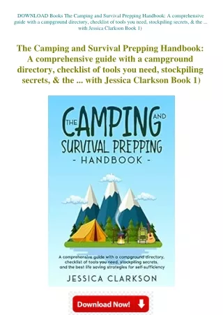 DOWNLOAD Books The Camping and Survival Prepping Handbook A comprehensive guide