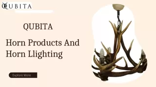 DEER ANTLER LAMP - Qubita