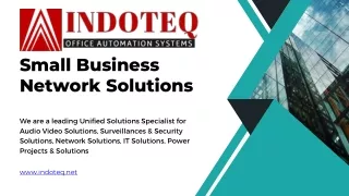 Small Business Network Solutions - www.indoteq.net