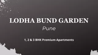 Lodha Bund Garden Pune Brochure