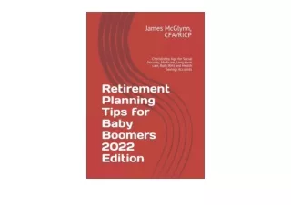 PDF read online Retirement Planning Tips for Baby Boomers 2022 Edition Checklist