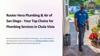 Rooter Hero Plumbing & Air of San Diego - Your Top Choice for Plumbing Services in Chula Vista