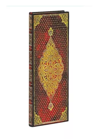 PDF_ Paperblanks | Golden Trefoil | Hardcover | Slim | Lined | Elastic Band Clos