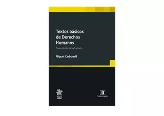 Download PDF Textos básicos de Derechos Humanos Con estudio introductorio Textos