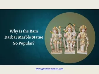 Why Is the Ram Darbar Marble Statue So Popular