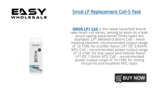 Smok LP Replacement Coil-5 Pack