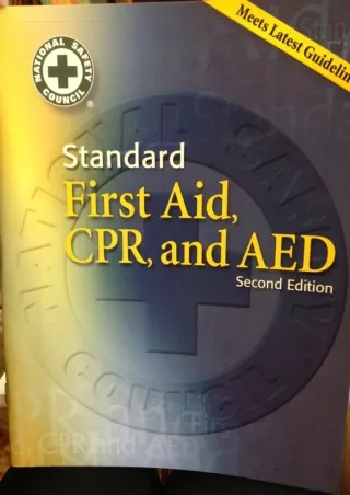 PDF/READ/DOWNLOAD Standard First Aid, CPR, and AED bestseller